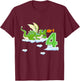 Kids Dragon 4 Year Old Birthday Outfit Boy Knight 4th Birthday T-Shirt - T-Shirt | Maroon