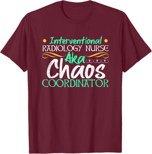 Interventional Radiology Nurse Medical Professional RN Gift T-Shirt - T-Shirt | Maroon