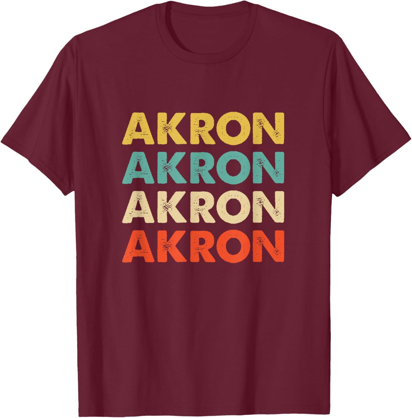Akron T-Shirt - T-Shirt | Maroon
