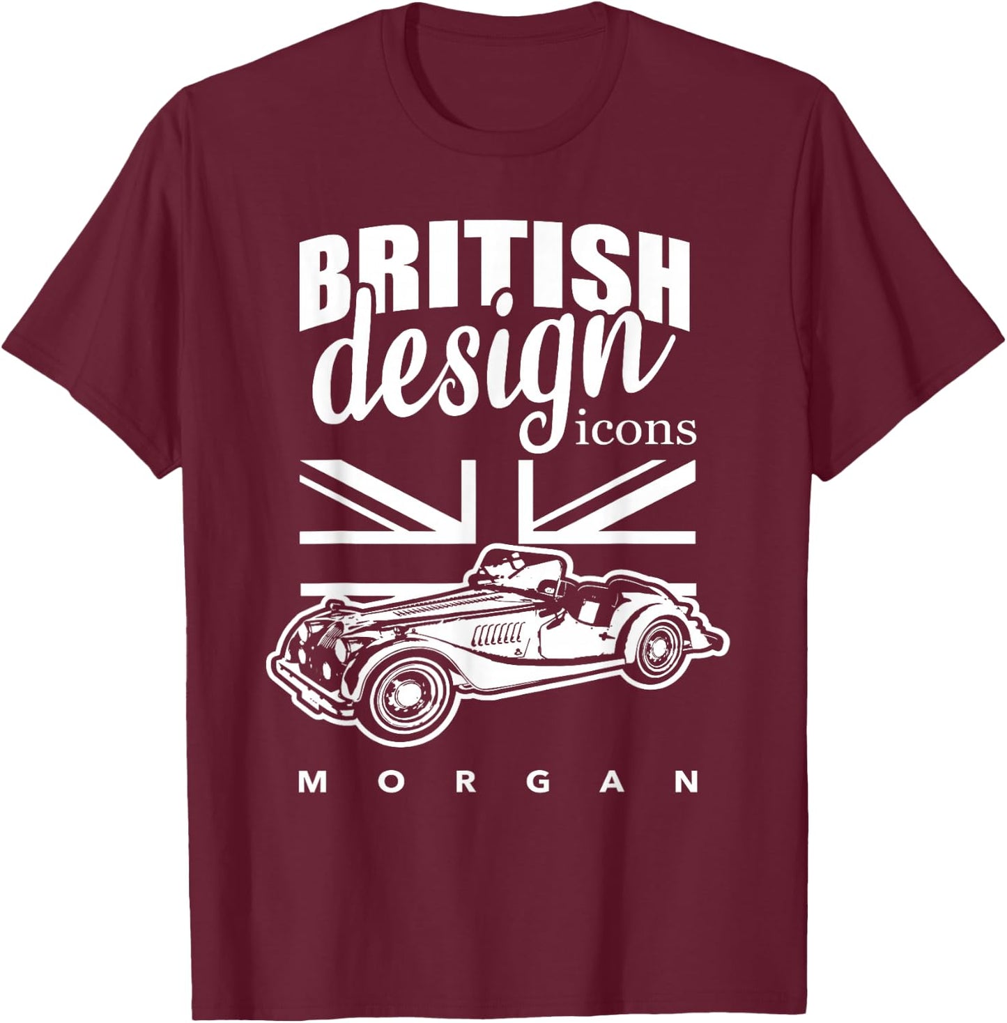 Morgan Classic Car T-Shirt - T-Shirt | Maroon