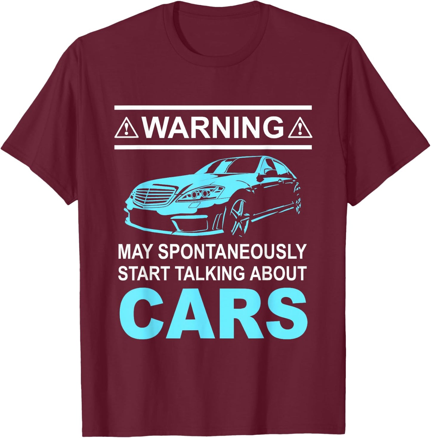 Funny Car Cars Engineer Mechanic Lovers-Gift Men Boys Teens T-Shirt - T-Shirt | Maroon