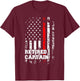 Retired Firefighter Captain Shirt Rank Retirement Gift T-Shirt - T-Shirt | Maroon