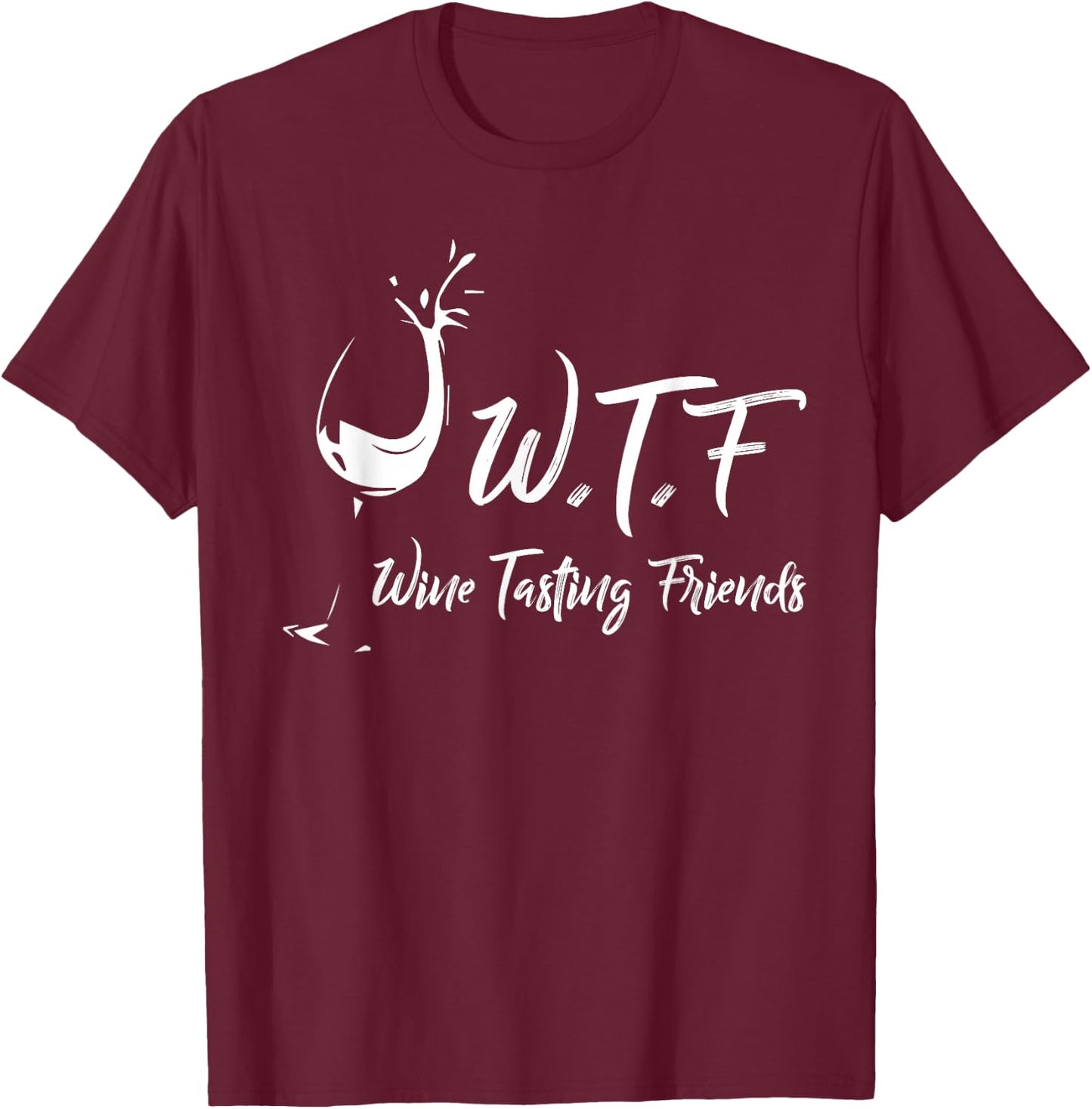 Wine Tasting Friends Wine Tour T-Shirt - T-Shirt | Maroon