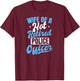 Retired Police Design Wife Of A Hot Officer Gift T-Shirt - T-Shirt | Maroon