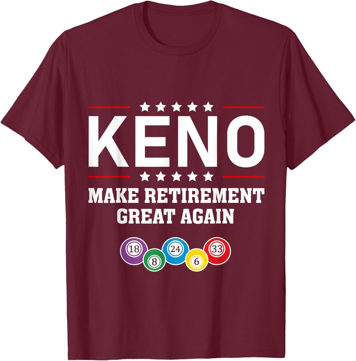 Keno T-Shirt - T-Shirt | Maroon
