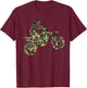 Motocross MX Enduro Motorcycle Camouflage Gift T-Shirt - T-Shirt | Maroon