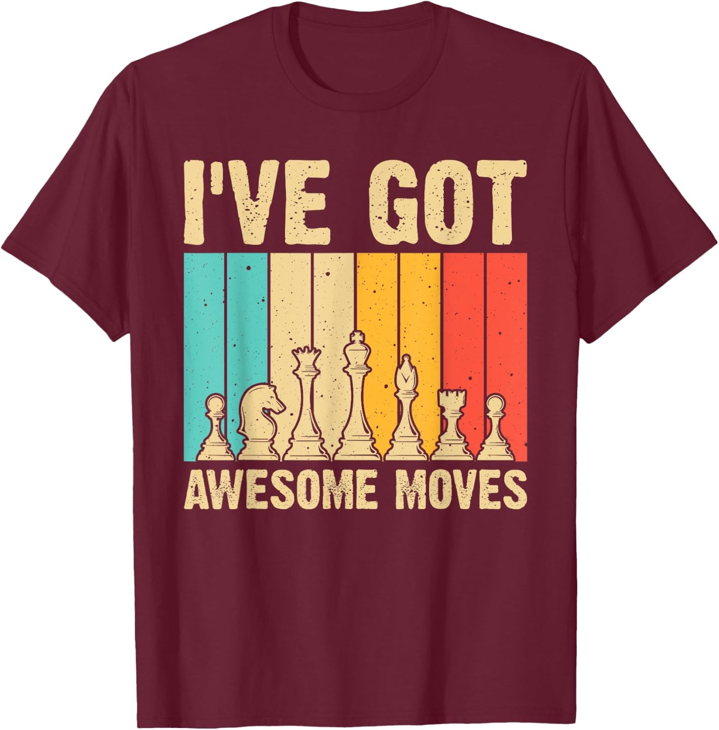 Funny Chess Gift Chess Player Men Women Kids Chess Lover T-Shirt - T-Shirt | Maroon