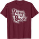 Pierogi Queen Written in Flour Funny Poland Polish T-Shirt - T-Shirt | Maroon