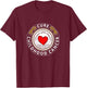 Arms Wide Open Childhood Cancer Foundation T-Shirt - T-Shirt | Maroon