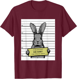 Cute Bunny Rabbit Easter Carrot Vintage For Boys and Girls T-Shirt - T-Shirt | Maroon