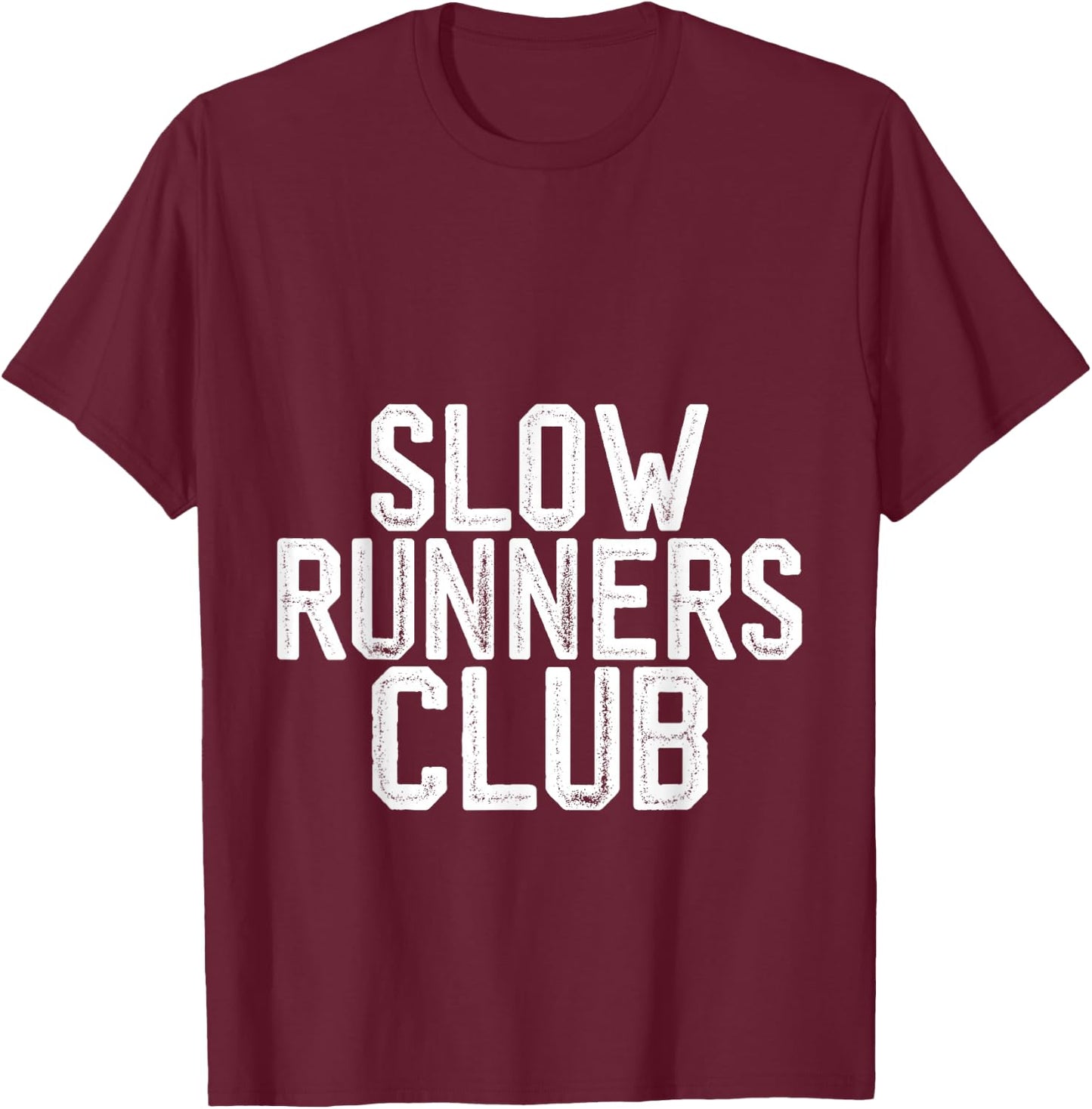 Slow Runners Club T-Shirt - T-Shirt | Maroon