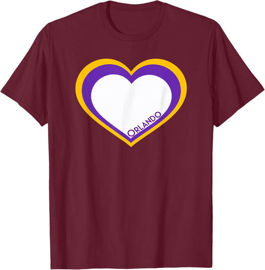 Orlando Soccer City Fan Apparel T-Shirt - T-Shirt | Maroon