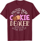 Proud Mom Of A Cookie Dealer Girl Troop Leader Cookie Mom T-Shirt - T-Shirt | Maroon