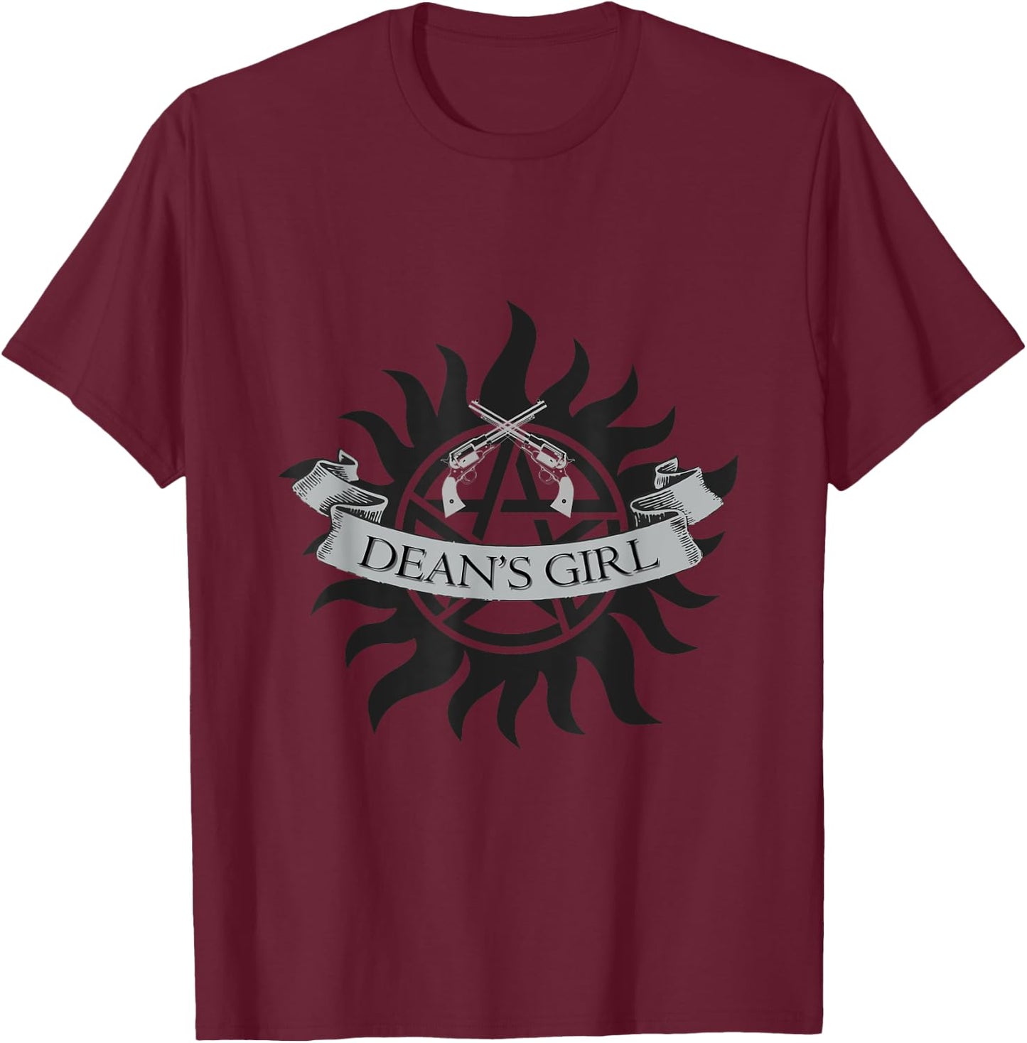 Dean's Girl SPN T-Shirt - T-Shirt | Maroon