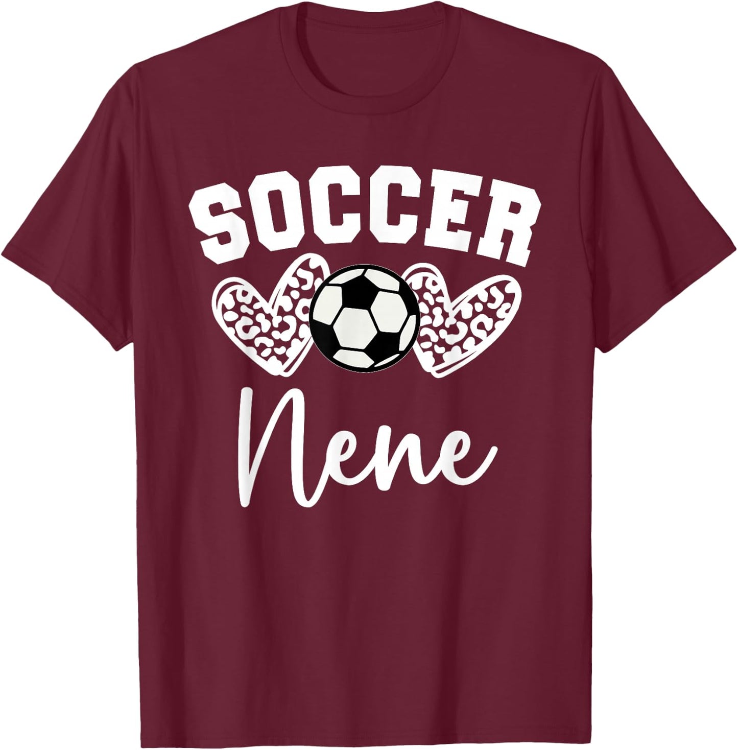 Soccer Nene Matching Family Soccer T-Shirt - T-Shirt | Maroon
