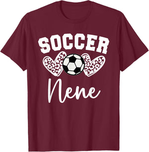 Soccer Nene Matching Family Soccer T-Shirt - T-Shirt | Maroon