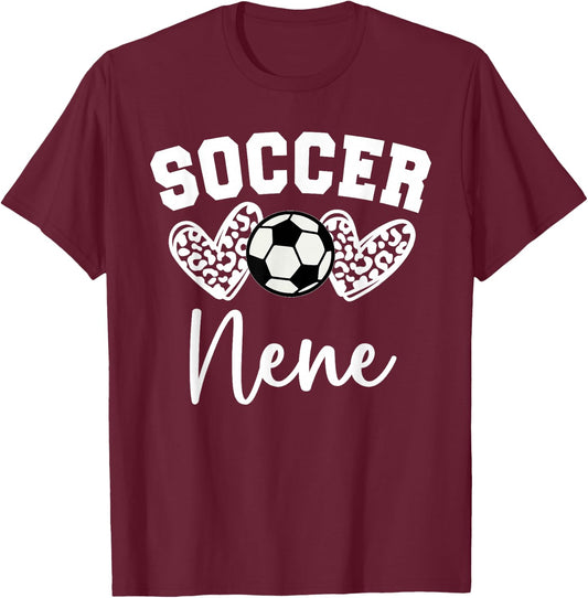 Soccer Nene Matching Family Soccer T-Shirt - T-Shirt | Maroon