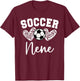 Soccer Nene Matching Family Soccer T-Shirt - T-Shirt | Maroon