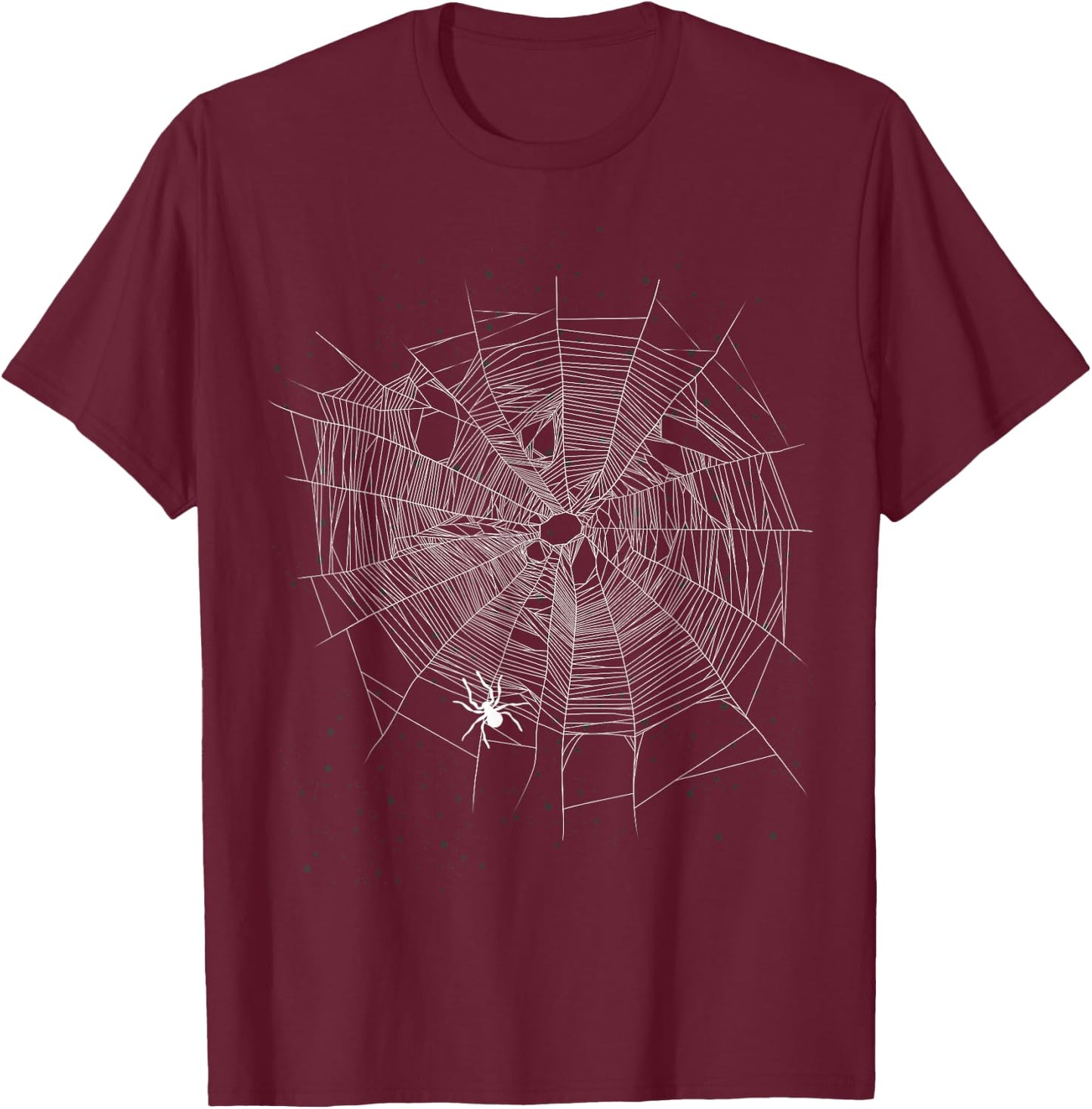 Entomologist Gift Cobweb Spider T-Shirt - T-Shirt | Maroon