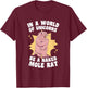 Nude Mull Enthusiast T-Shirt - T-Shirt | Maroon