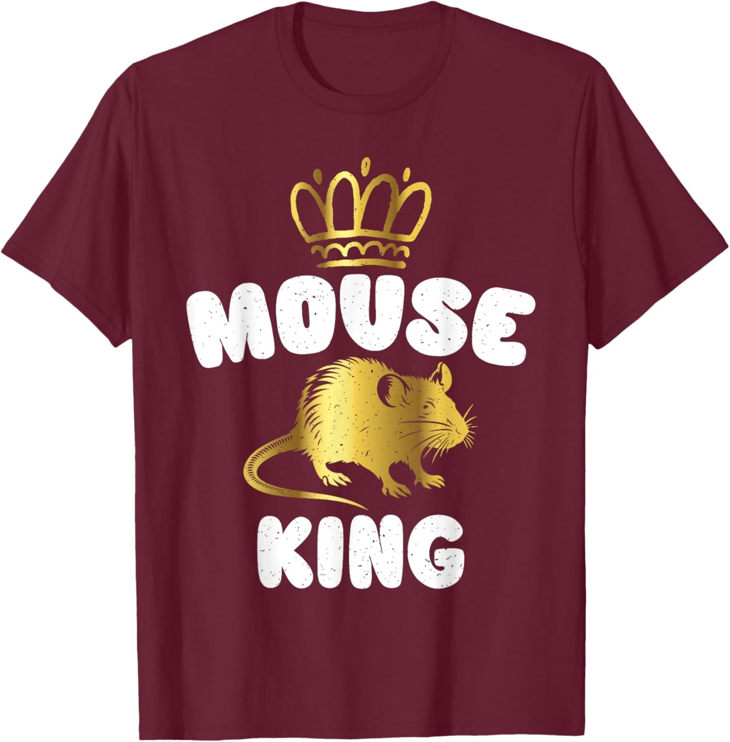 Mouse King Mouse T-Shirt - T-Shirt | Maroon