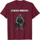 Cheeki Breeki - Gopnik Slav Style Funny Gamer Stalker T-Shirt - T-Shirt | Maroon