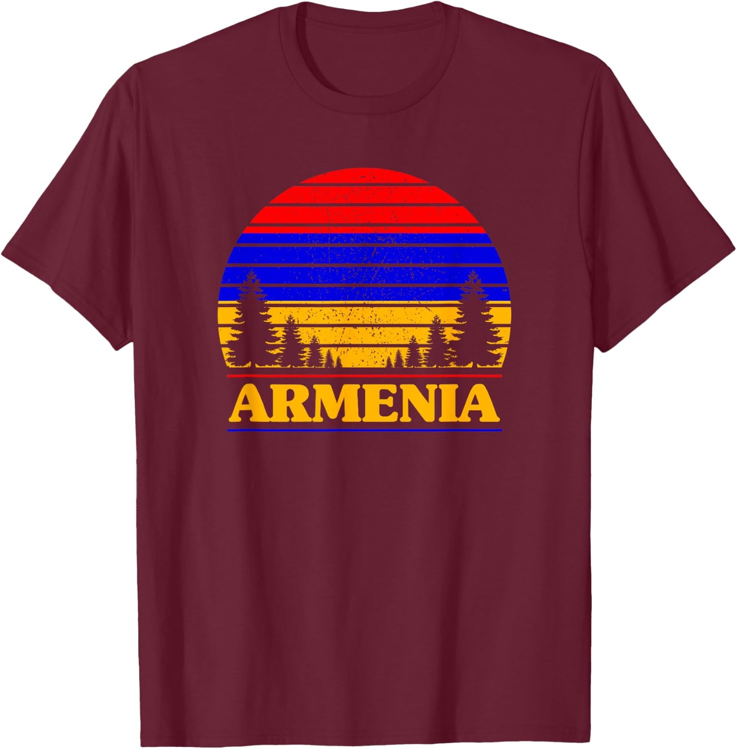 Armenia T-Shirt - T-Shirt | Maroon