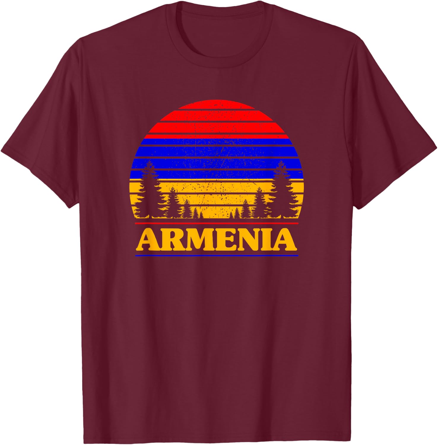 Armenia T-Shirt - T-Shirt | Maroon