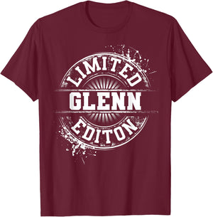 GLENN Funny Surname Family Tree Birthday Reunion Gift T-Shirt - T-Shirt | Maroon