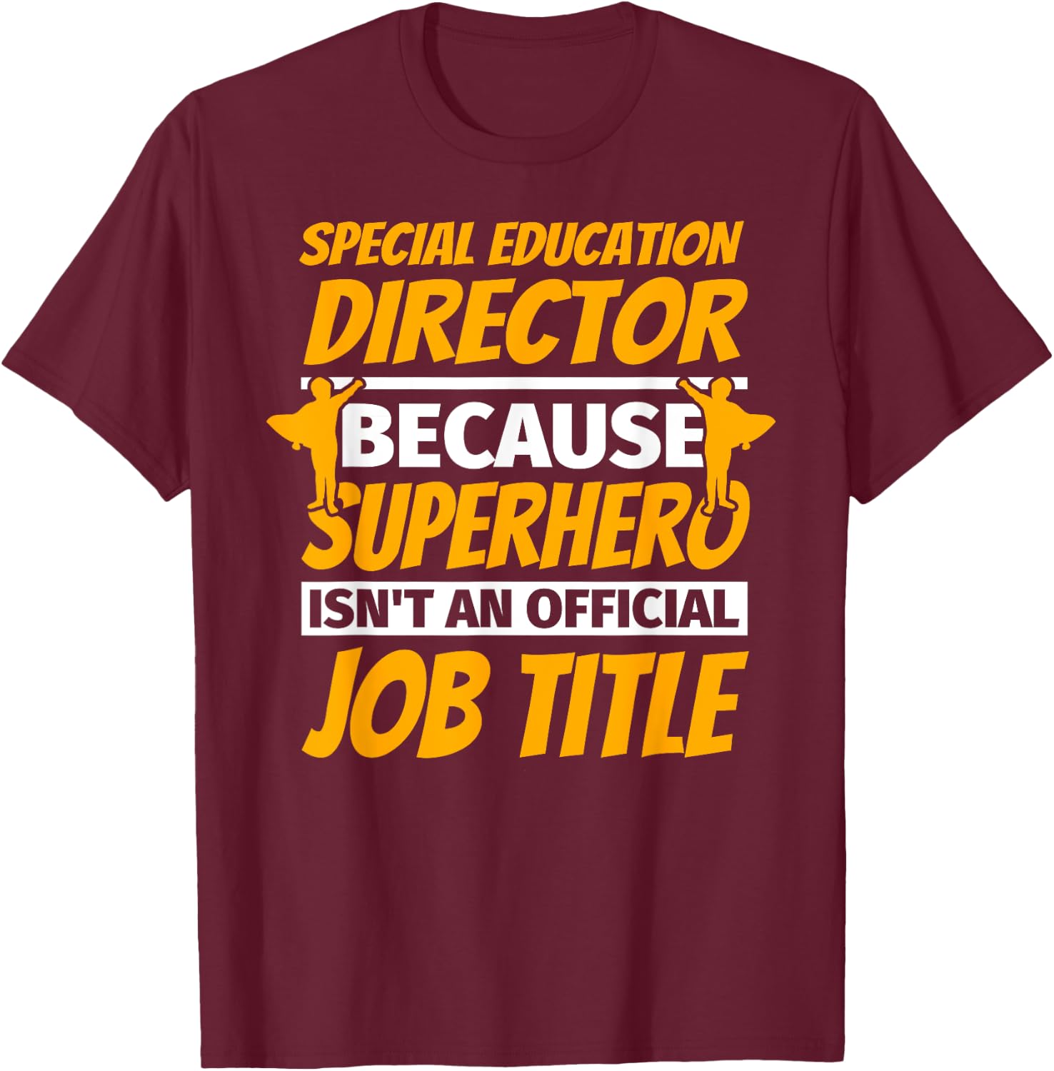 SPECIAL EDUCATION DIRECTOR Funny Humor Gift T-Shirt - T-Shirt | Maroon