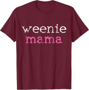 Dachshund Doxie Wiener Weenie Dog Mom Women Girls Kids T-Shirt - T-Shirt | Maroon