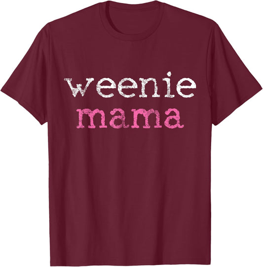 Dachshund Doxie Wiener Weenie Dog Mom Women Girls Kids T-Shirt - T-Shirt | Maroon
