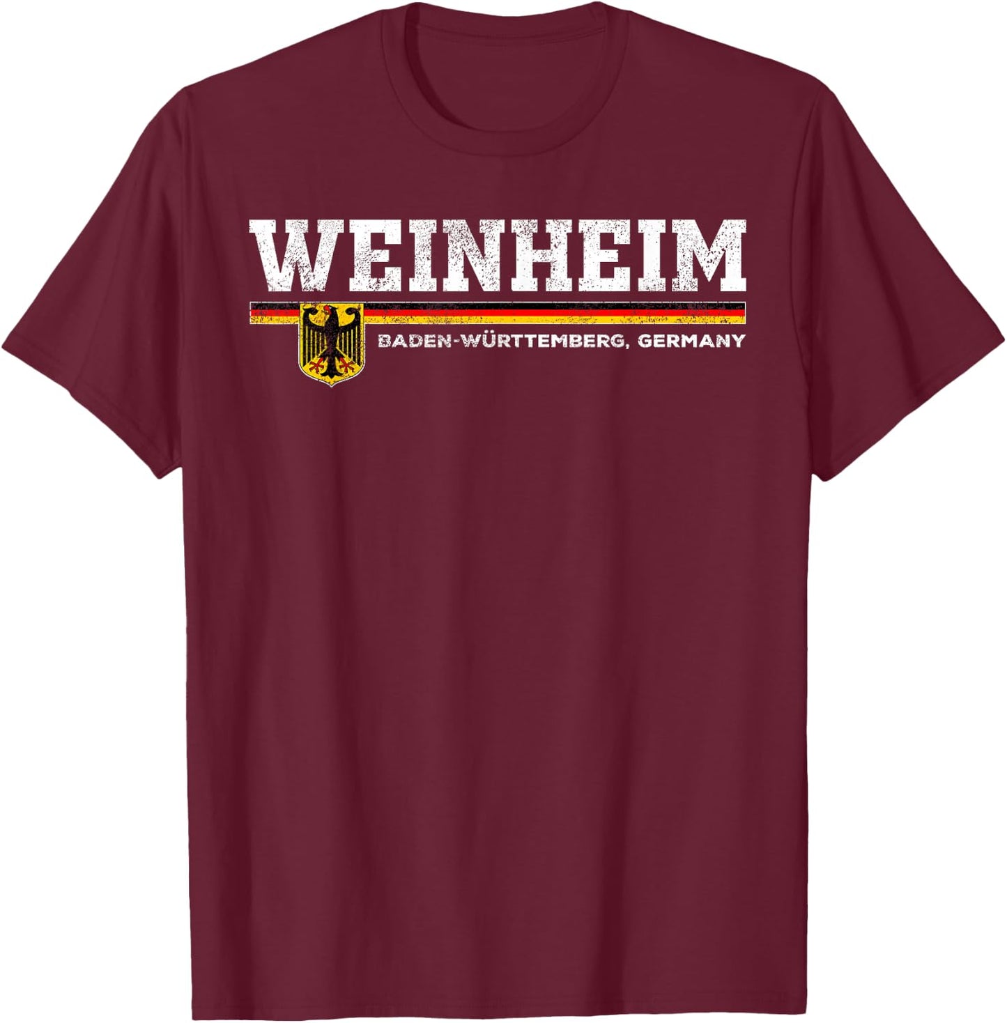 Weinheim Germany / Deutschland T-Shirt - T-Shirt | Maroon