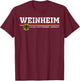 Weinheim Germany / Deutschland T-Shirt - T-Shirt | Maroon