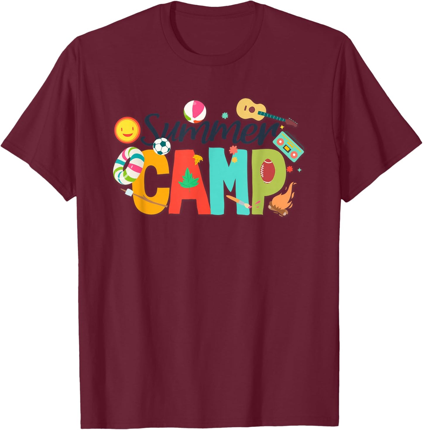 Summer Camp | Director Counselor | Camp Staff T-Shirt - T-Shirt | Maroon