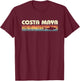 Vintage Costa Maya Mexico Shark Boys Girls Souvenir T-Shirt - T-Shirt | Maroon
