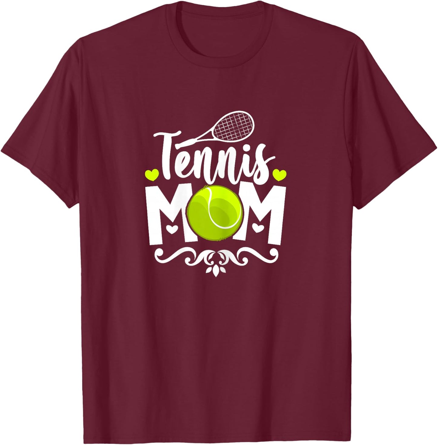 Tennis Mom T-Shirt - T-Shirt | Maroon
