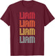 LIAM Gift Name Personalized Funny Retro Vintage Birthday T-Shirt - T-Shirt | Maroon