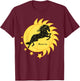 Cute Mane-iac Celestial Horse Dancer Girls Graphic T-Shirt - T-Shirt | Maroon