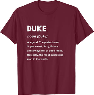Duke Name Shirt | Duke T-Shirt - T-Shirt | Maroon
