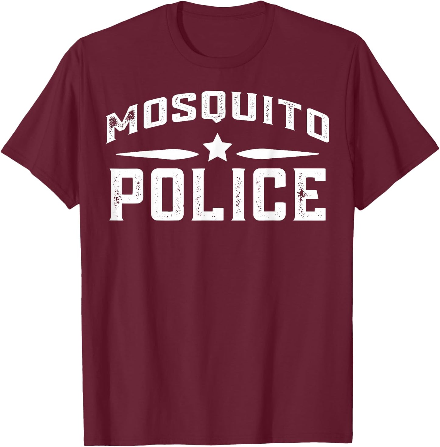 Funny Mosquito Apparel | Top Mosquitos Lover Design T-Shirt - T-Shirt | Maroon