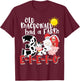 Old MacDonald Farm 3rd Birthday 3 Year Old Birthday Boy Girl T-Shirt - T-Shirt | Maroon