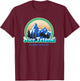 Tetons retro vintage Jackson Hole Wyoming Funny T-Shirt - T-Shirt | Maroon