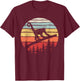 Vintage Retro Woolly Monkey T-Shirt - T-Shirt | Maroon