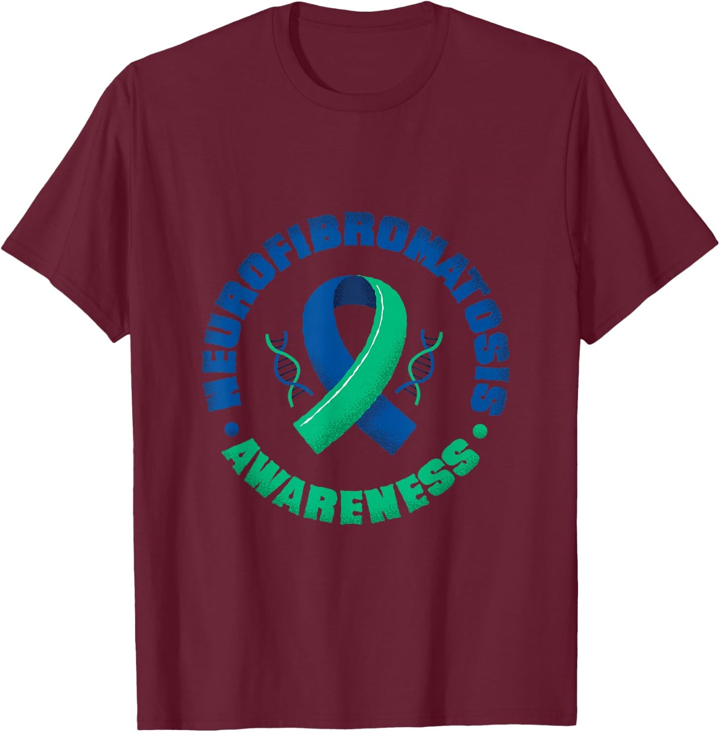 NF Awareness Designs by Vcore T-Shirt - T-Shirt | Maroon