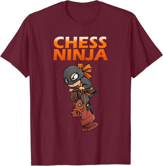 Funny Chess Gift Kids Boys Girls Cool Chess Lover Player T-Shirt - T-Shirt | Maroon