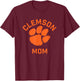 Clemson University Tigers Arched Mom T-Shirt - T-Shirt | Maroon