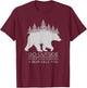 Outdoor Activities Nature Lovers Mountaineering Camping T-Shirt - T-Shirt | Maroon
