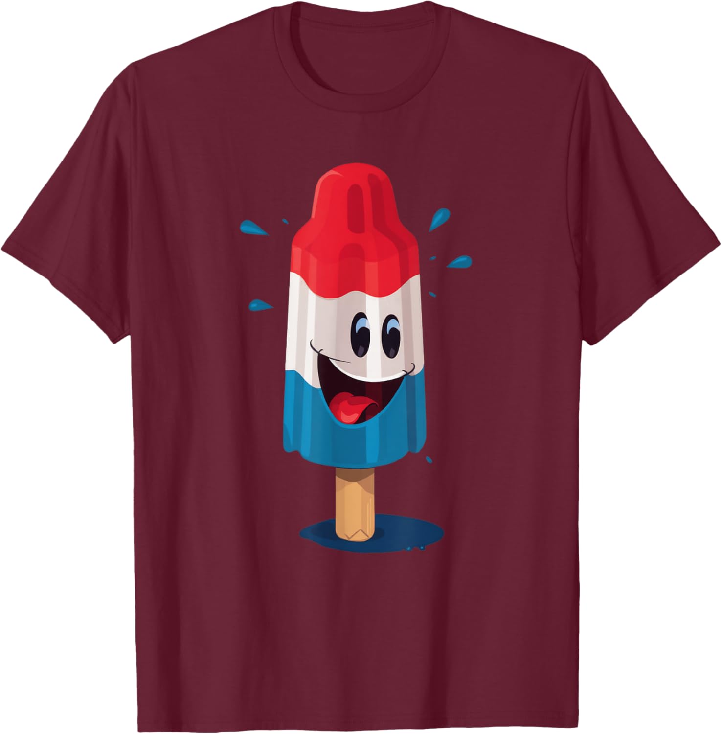 Kawaii Funny Rocketpop Ice Pop Treat Gift Men Women Kids T-Shirt - T-Shirt | Maroon