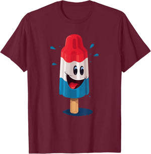 Kawaii Funny Rocketpop Ice Pop Treat Gift Men Women Kids T-Shirt - T-Shirt | Maroon